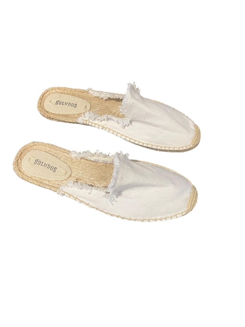 Soludos Frayed Espadrille Mules - Size 10 - Picture 3 of 4